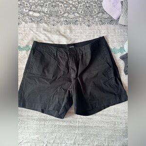 George Black Mid-Rise Chino Shorts